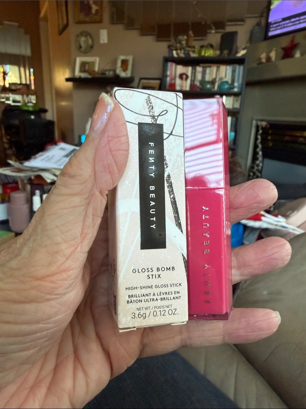 Fenty Beauty Gloss Bomb Lip Gloss Stick - Bright Pink